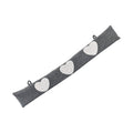 Heart Herringbone Draught Excluder - 79cm