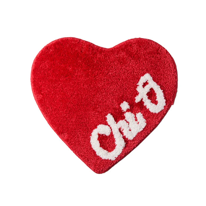 Heart Mini Rug-Chi Omega