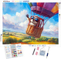 Hedgehog in a Hot Air Balloon