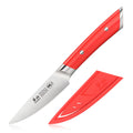 HELENA RED PARING KNIFE, 3.5"