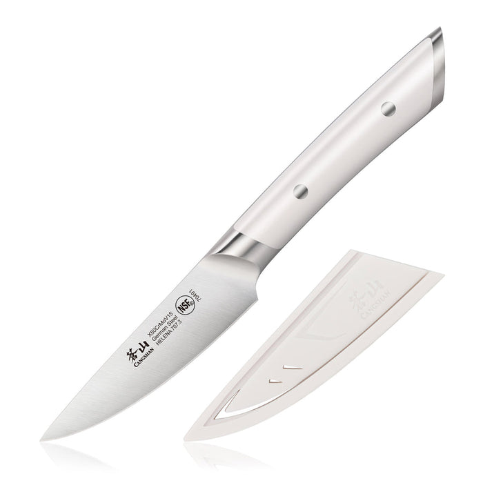 HELENA WHITE PARING KNIFE, 3.5"