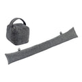 Nicola Spring Herringbone Door Stop & Draught Excluder Set - Triangle