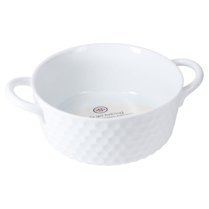 HONEYCOMB ROUND BAKER with HANDLES, 3.25QT