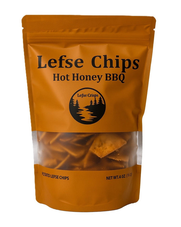 HOT HONEY BBQ LEFSE CHIPS