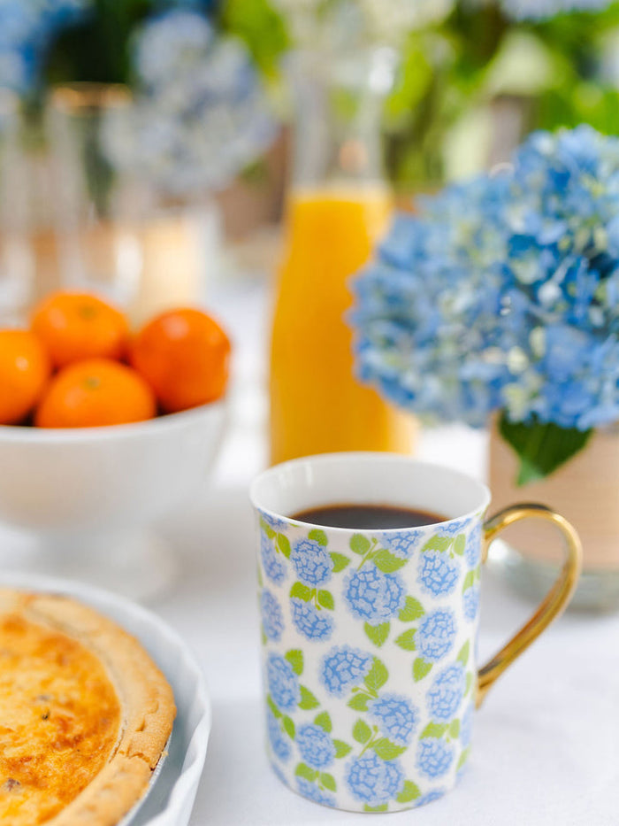 HYDRANGEA CERAMIC MUG