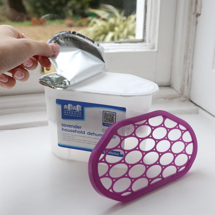 Interior Lavender Scented Dehumidifiers - 500ml - Pack of 10