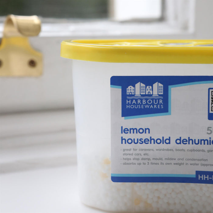 Interior Lemon Scented Dehumidifiers - 500ml - Pack of 10