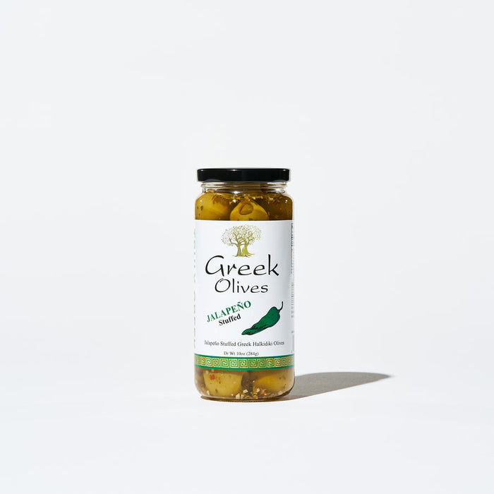 JALAPENO STUFFED GREEK OLIVES