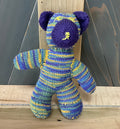 Knitted stuffed bear