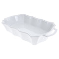LARGE ROCOCO RECTANGLE BAKER, 5 QT