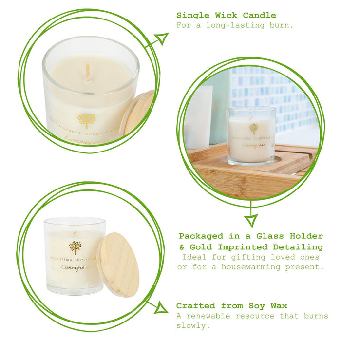 Lemongrass 130g Soy Wax Scented Candle