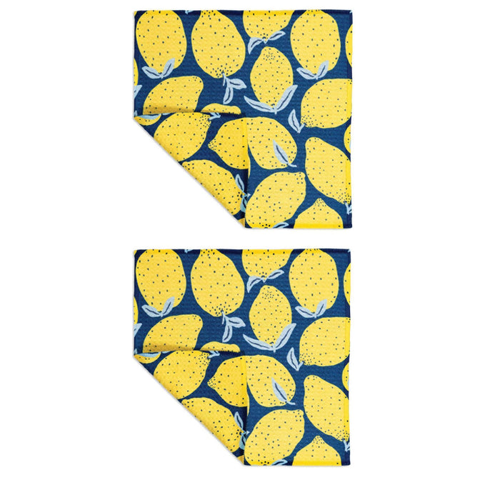 LEMONS VIBE DISHCLOTH, SET of 2