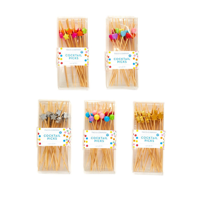LET'S PARTY COCKTAIL PICKS