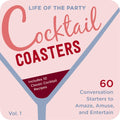 LIFE OF THE PARTY COCKTAIL COASTERS
