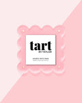 LIGHT PINK MINI ACRYLIC SCALLOP PICTURE FRAME