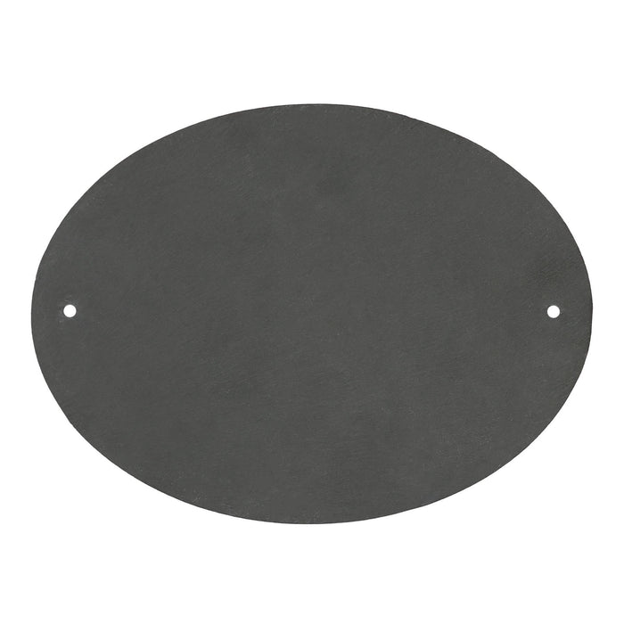 Linea Oval Blank Slate House Sign - 20cm x 15cm