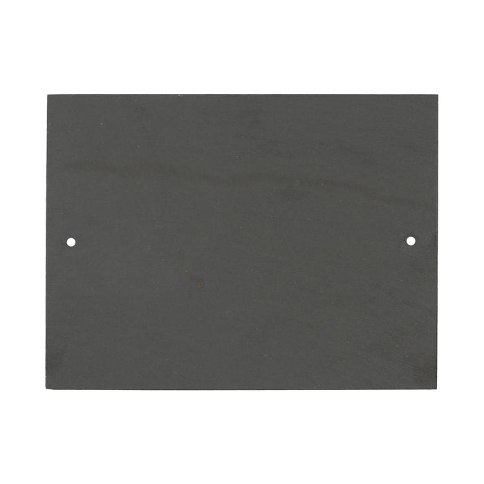 Linea Rectangle Blank Slate House Sign - 20cm x 15cm