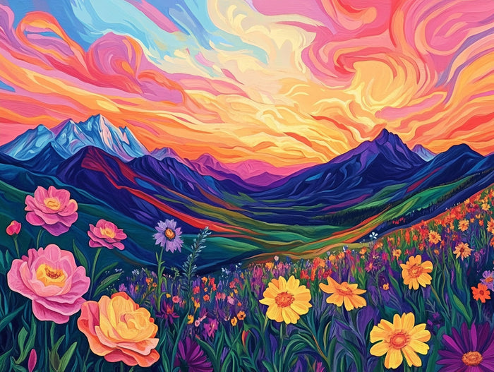 Majestic Mountain Sunrise