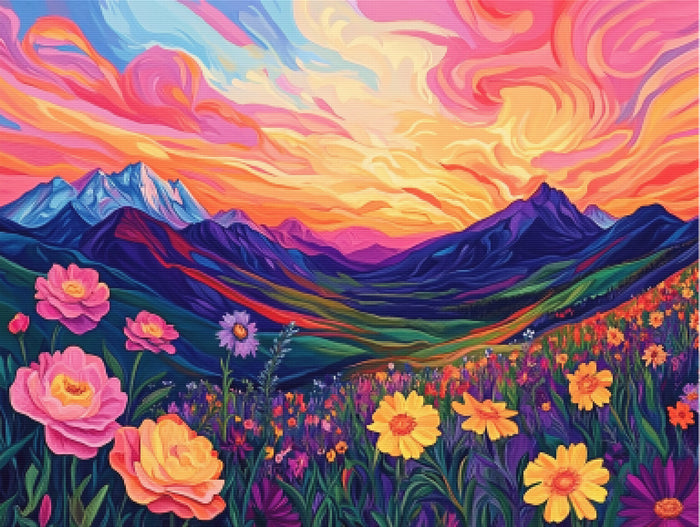 Majestic Mountain Sunrise