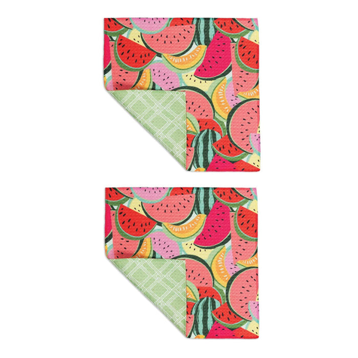 MELON POP VIBE DISHCLOTHS, SET of 2