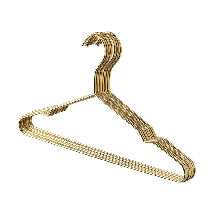 Metal Coat Hangers - Pack of 10 - By Harbour Housewares