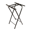 Metal Folding Serving Tray Stand - Black