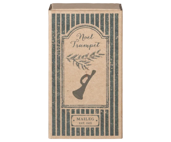 Metal ornament, Trumpet - Anthracite