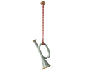 Metal ornament, Trumpet - Mint
