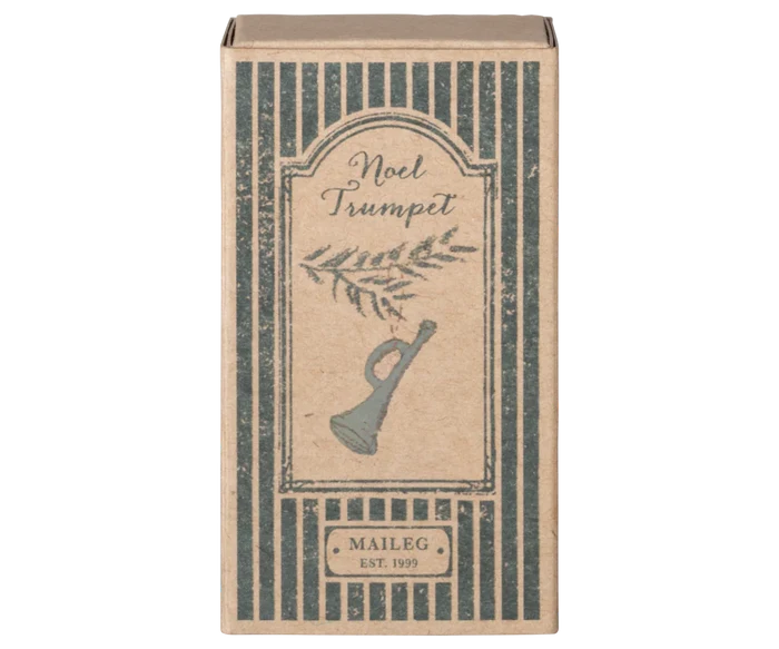 Metal ornament, Trumpet - Mint