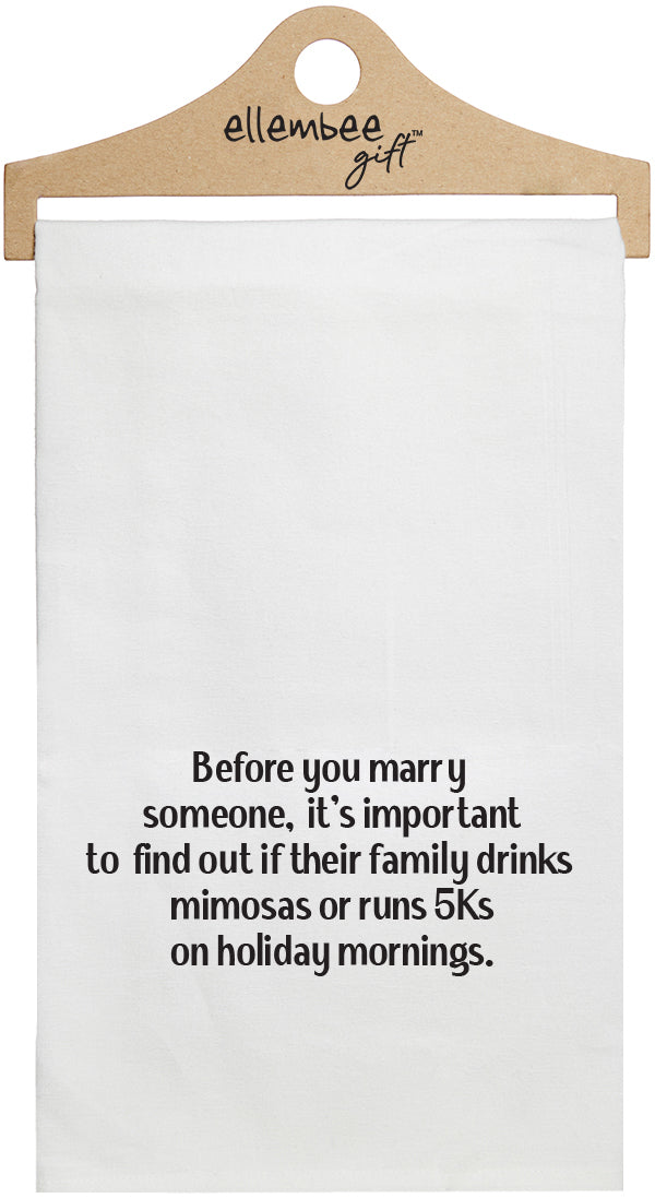 MIMOSA OR 5K TEA TOWEL