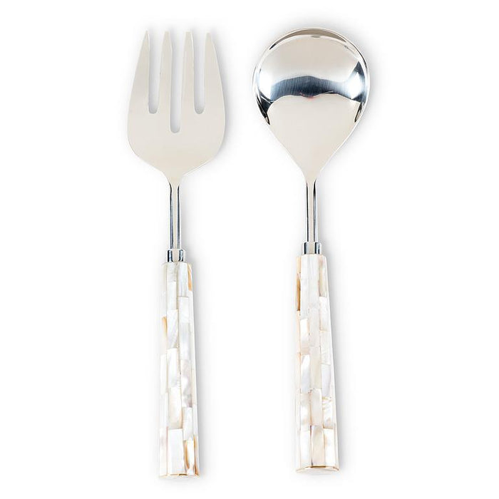 MOSAIC HANDLE SALAD SERVER SET