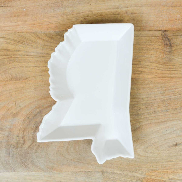 MS SHAPED PLATTER, 10 INCH