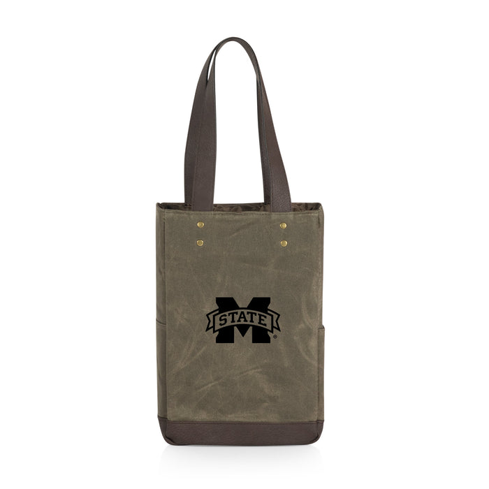 MS STATE BULLDOGS 2 BOTTLE WINE BAG