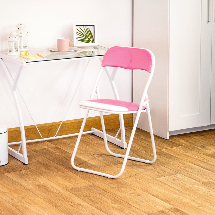Multicolour Wave Padded Folding Chairs - Pack of Six