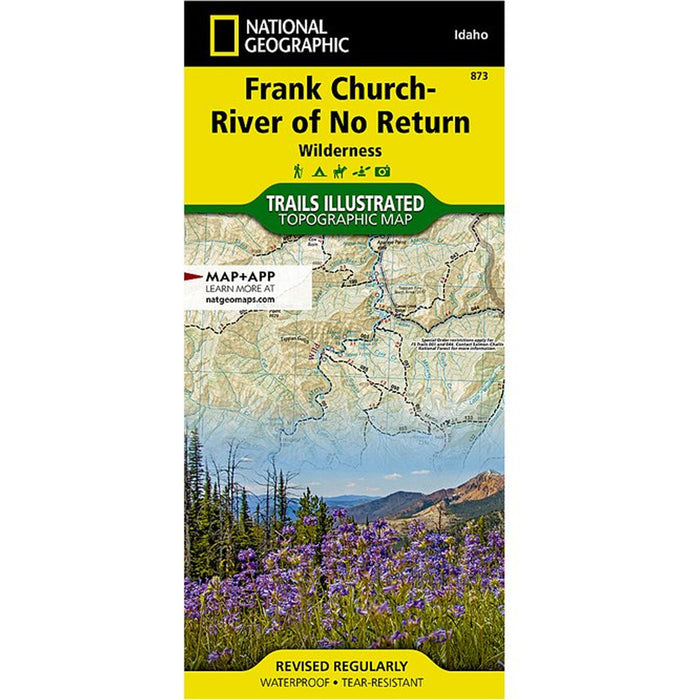 Hiking Idaho National Geographic Frank Church Map Frank Church