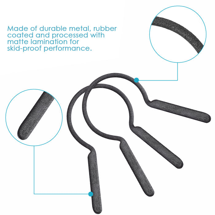 Two filter wrenches are made of durable metal.