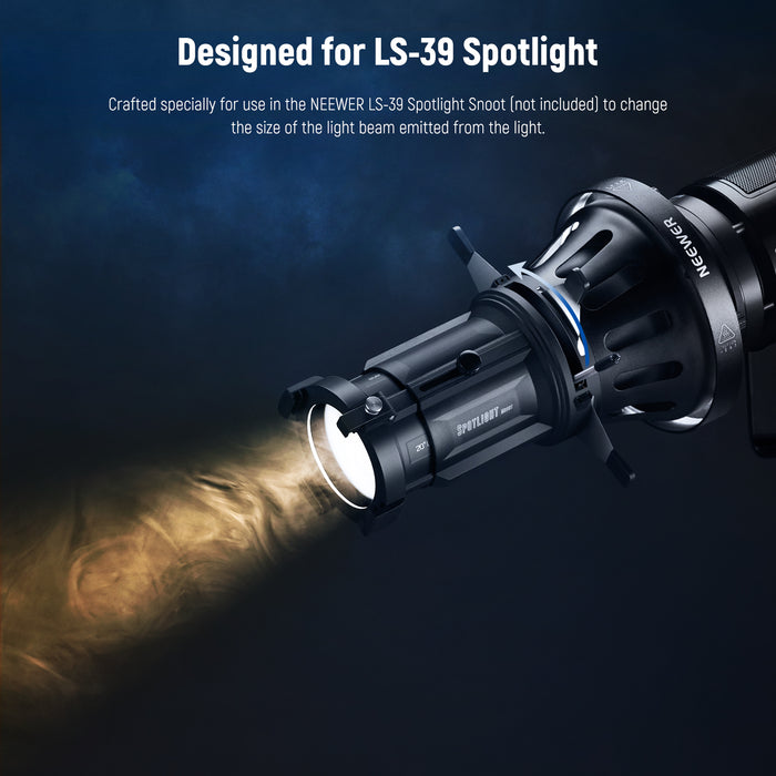 NEEWER CSS2 Spotlight Mount Iris for LS-39/LS-38 Spotlight Snoot