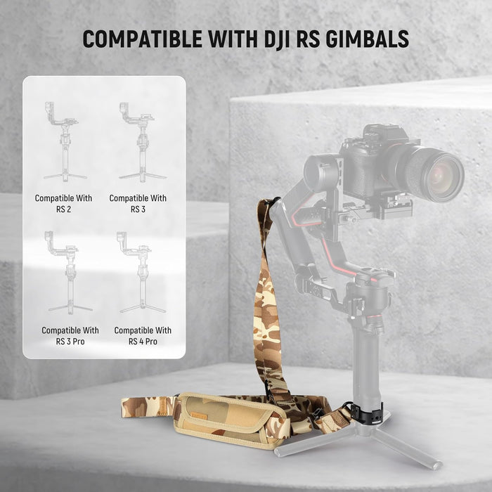 NEEWER GA016 Gimbal Shoulder Strap for DJI Sling Handle RS5 RS4 RS4 Pro RS3 RS3 Pro