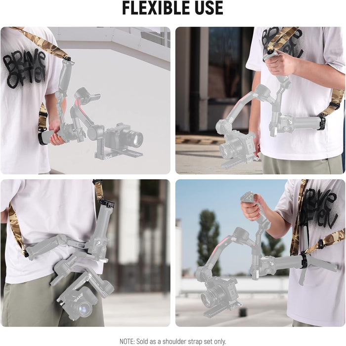 NEEWER GA016 Gimbal Shoulder Strap for DJI Sling Handle RS5 RS4 RS4 Pro RS3 RS3 Pro