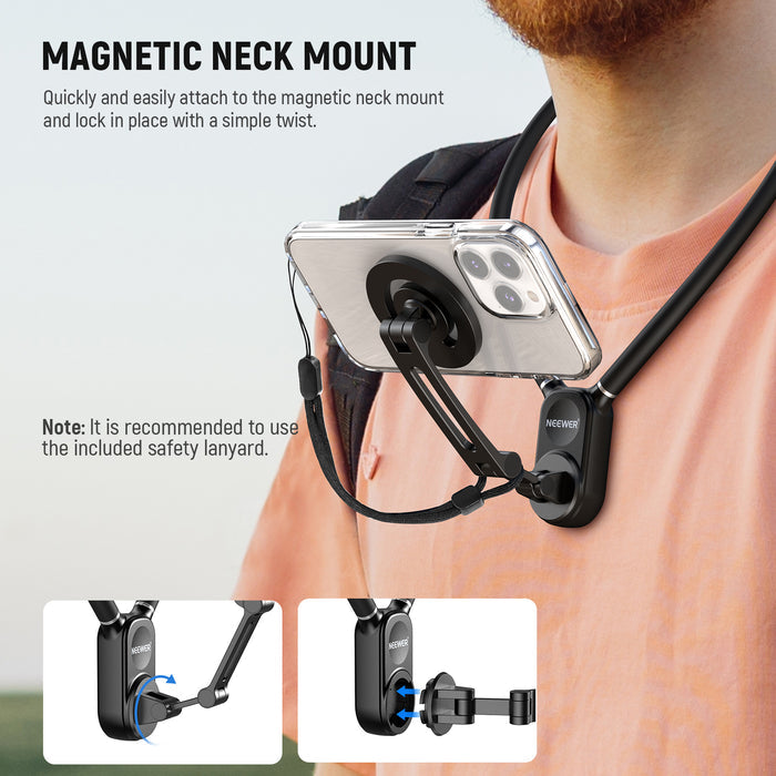 Magnetic Neck Mount Holder for POV Shots