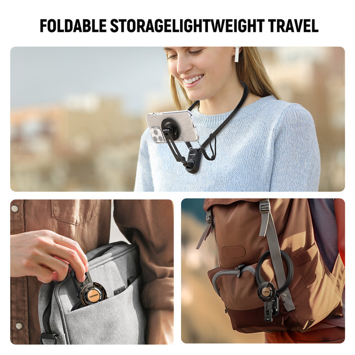 Foldable and Lightweight Neck Mount Holder