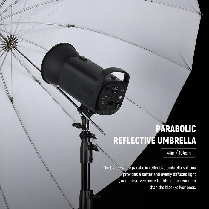 NEEWER NS1U Parabolic Reflective Umbrella with Diffuser