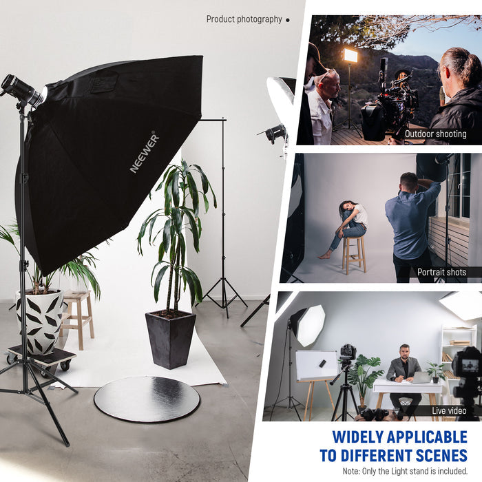 Wide Applications of the NEEWER ST-280AC Heavy Duty Light Stand