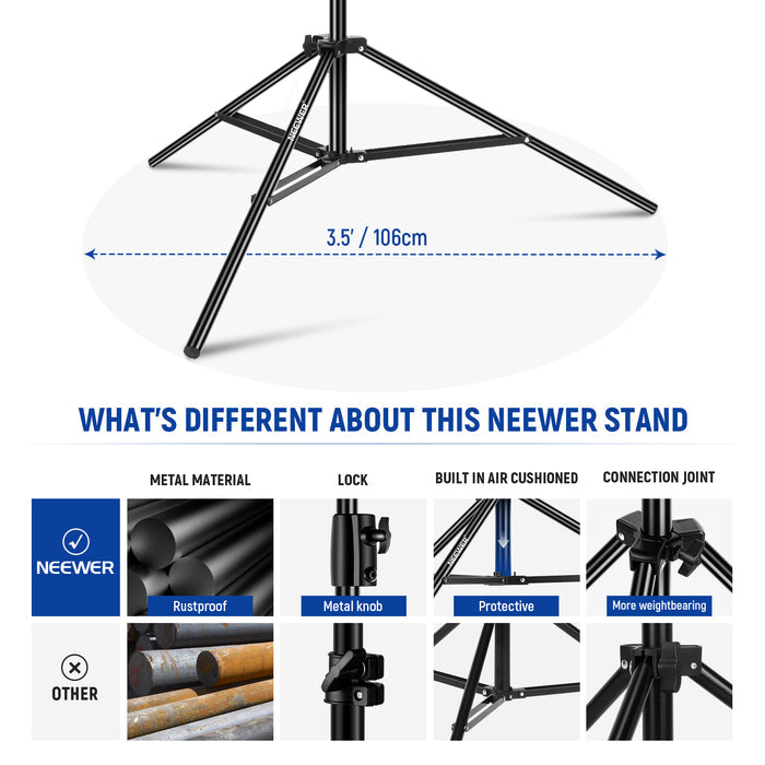 NEEWER ST-280AC Heavy Duty Light Stand VS. Others