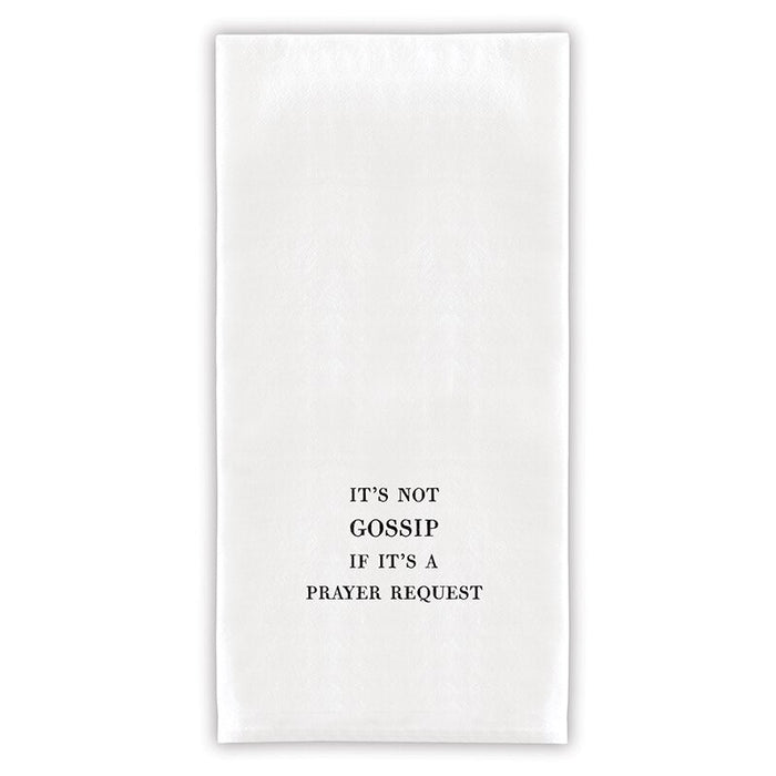 NOT GOSSIP TEA TOWEL