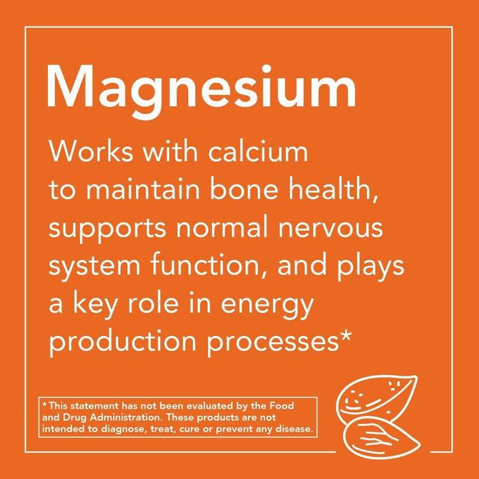 Now Foods Magnesium Citrate 200 mg 100 Tablets - 1290 - The Oasis of Health