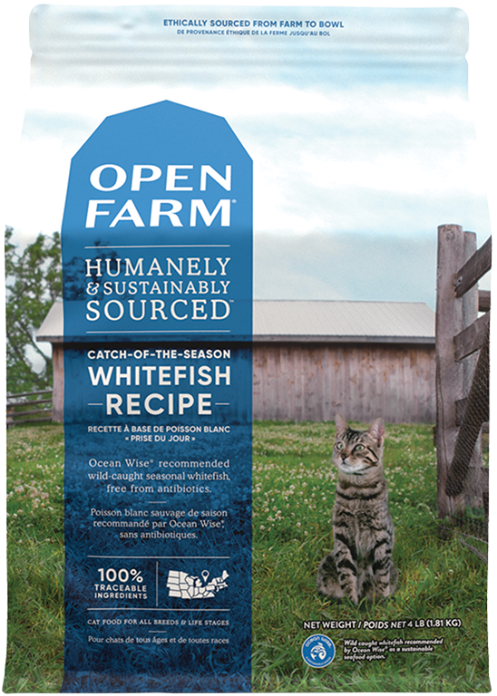 Open Catch-of-the-Season Whitefish Dry Cat Food