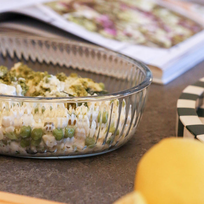 Optical Oval Glass Oven Dish - 26cm x 17cm