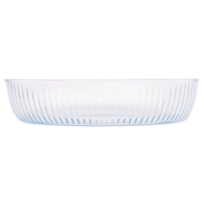 Optical Oval Glass Oven Dish - 35cm x 24cm
