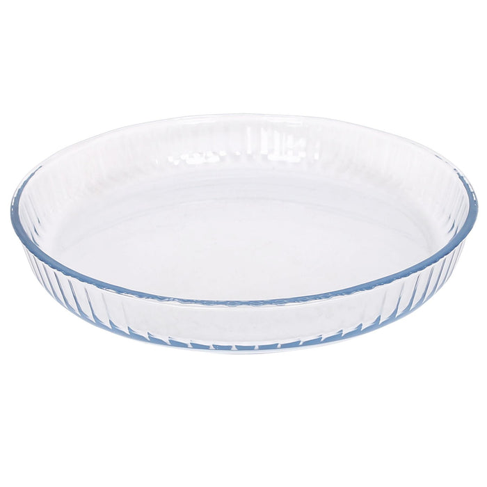 Optical Round Glass Oven Dish - 32cm x 32cm